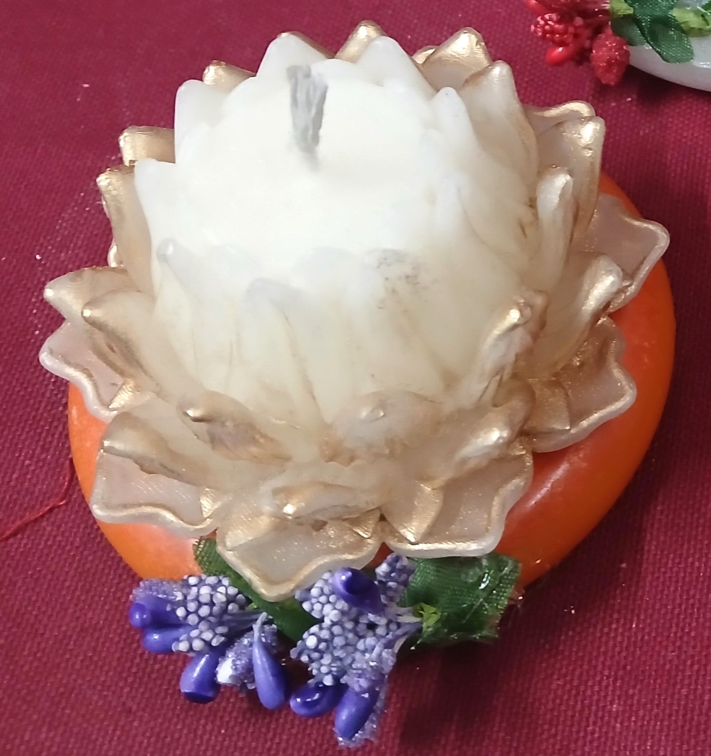 Candle (Lotus with stand)